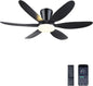 Ceiling Fans with Lights,42" Low Profile Ceiling Fan