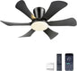 Ceiling Fans with Lights,42" Low Profile Ceiling Fan